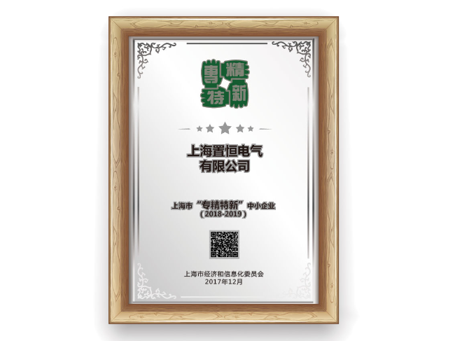 上海市“專精特新”中小企業(yè)